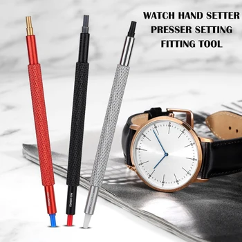 

2019 3Pcs 0.9-1.4mm Watch Hand Setter Presser Setting Fitting Tool No.7404 Series DIY Repair Tools Hand Tool Parts New