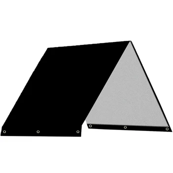 

Swing Set Replacement 52 Inch X 89 Inch Kids Playground Roof Canopy,Waterproof Trap Cover for Outdoor Sunproof (Black)