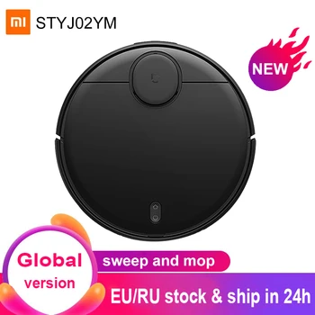 

[Global version]Xiaomi Vacuum Cleaner Robot STYJ02YM Sweep Mop 2100Pa Suction Dust Collector Mi Home Planning route wireless