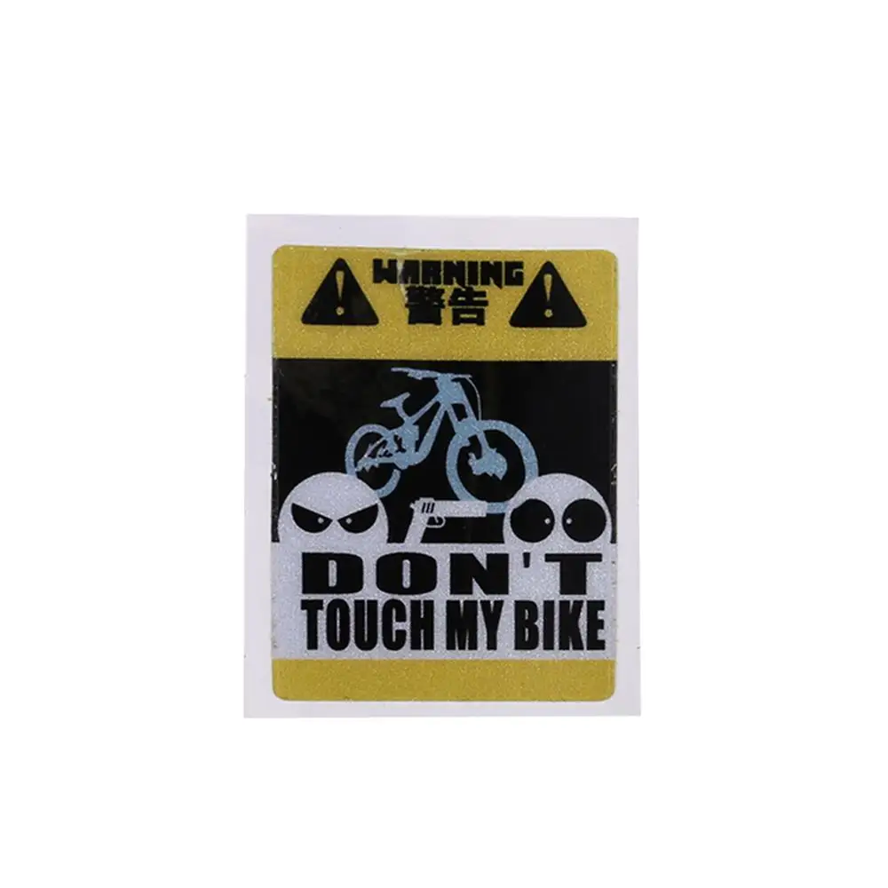 OOTDTY 1 Pc Bicycle Sticker Cycling Reflective Safety 4 Type MTB Fixed Gear Frame Decoration - Цвет: as show