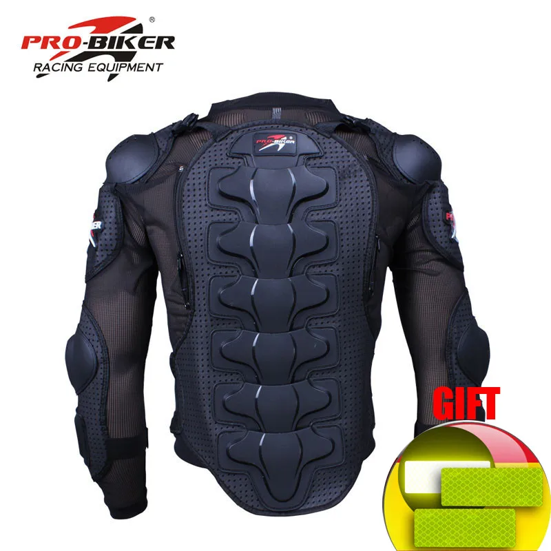 Motorcycle Jacket Armor Protective Gear Full Body Armor cloth Motocross Turtle back protection Pro-Biker