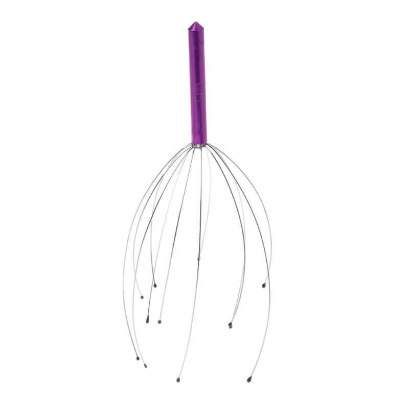 1PC Neck Scalp Massager New Head Massage Tool Stainless Steel Stress Relax |