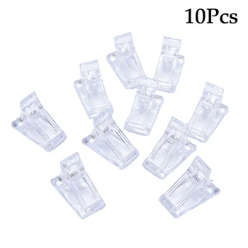

1/5/10pcs Nail Tips Clip Transparent Finger Building Gel Extension Nails Art Manicure Tool