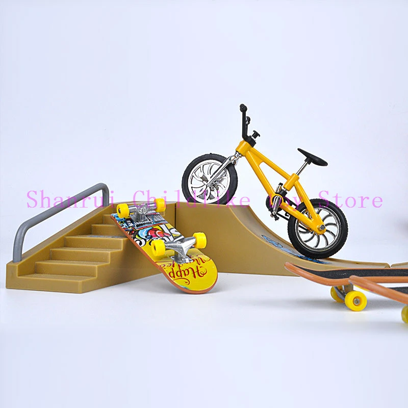 Mini Finger Skateboarding Toys para crianças, Fingerboard,