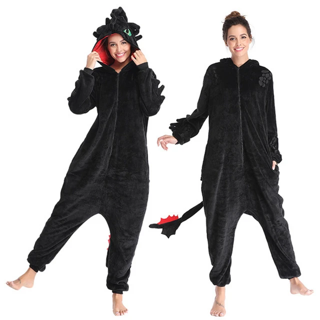 Costume de Cosplay Anime Night Fury Krokmou, Pyjama Kigurumi