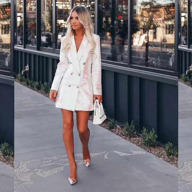 

2019 New Arrival Fashion Collection Multi Colors Sparkly Sequin Dress Sexy Women Mini Party Dress Vestidos Clubwear Wholesale