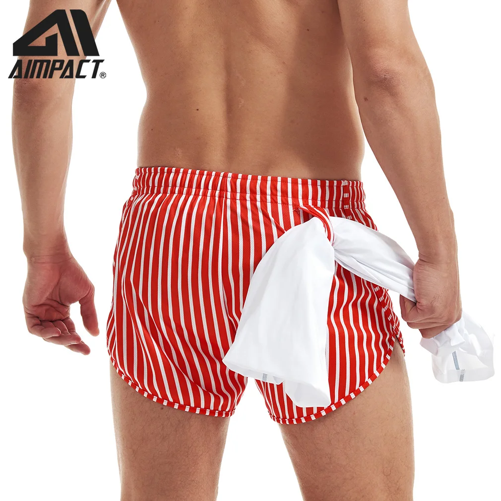 

AIMPACT Men's Casual Sports Shorts Marathon Running Shorts Comfortable Shorts with Triangle Lining AM2901