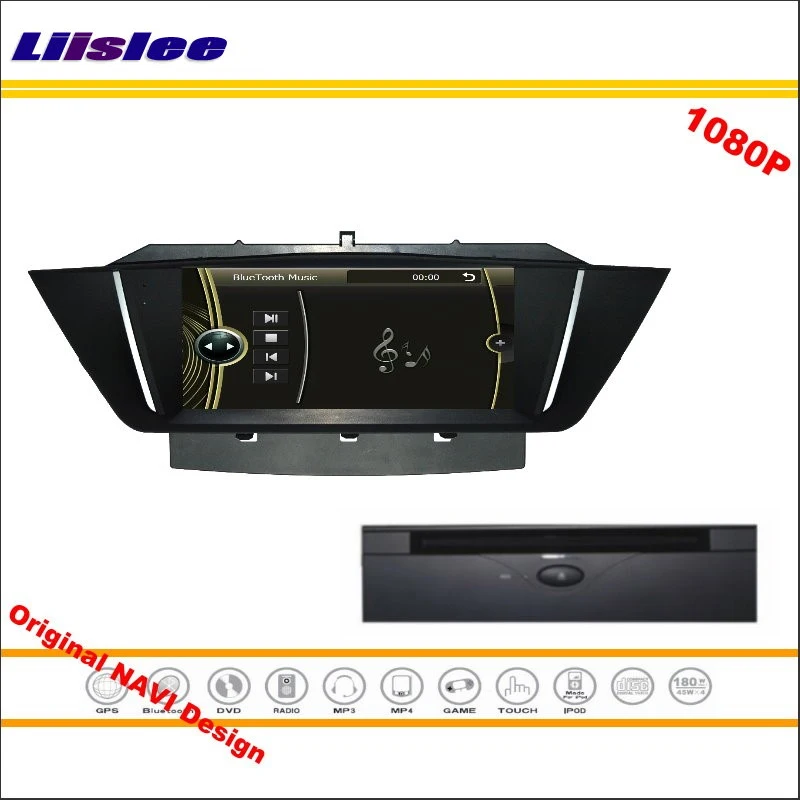 Liislee для BMW X1 E84 2009 ~ 2013 автомобильный стерео радио CD DVD плеер GPS Navi навигация 1080P HD