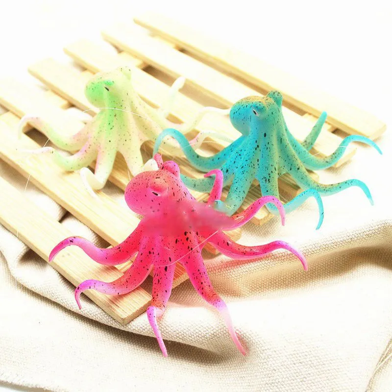 Моделирование рыбы используется для бак с морской водой Ландшафтный ночной флуоресцентный моделирование океана Осьминог программного обеспечения