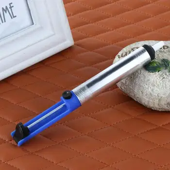 

Blue Semi - Aluminum Suction Tin Solder Suction Tin Suction tin Pump Removal Vacuum Soldering Iron Desolder Suction