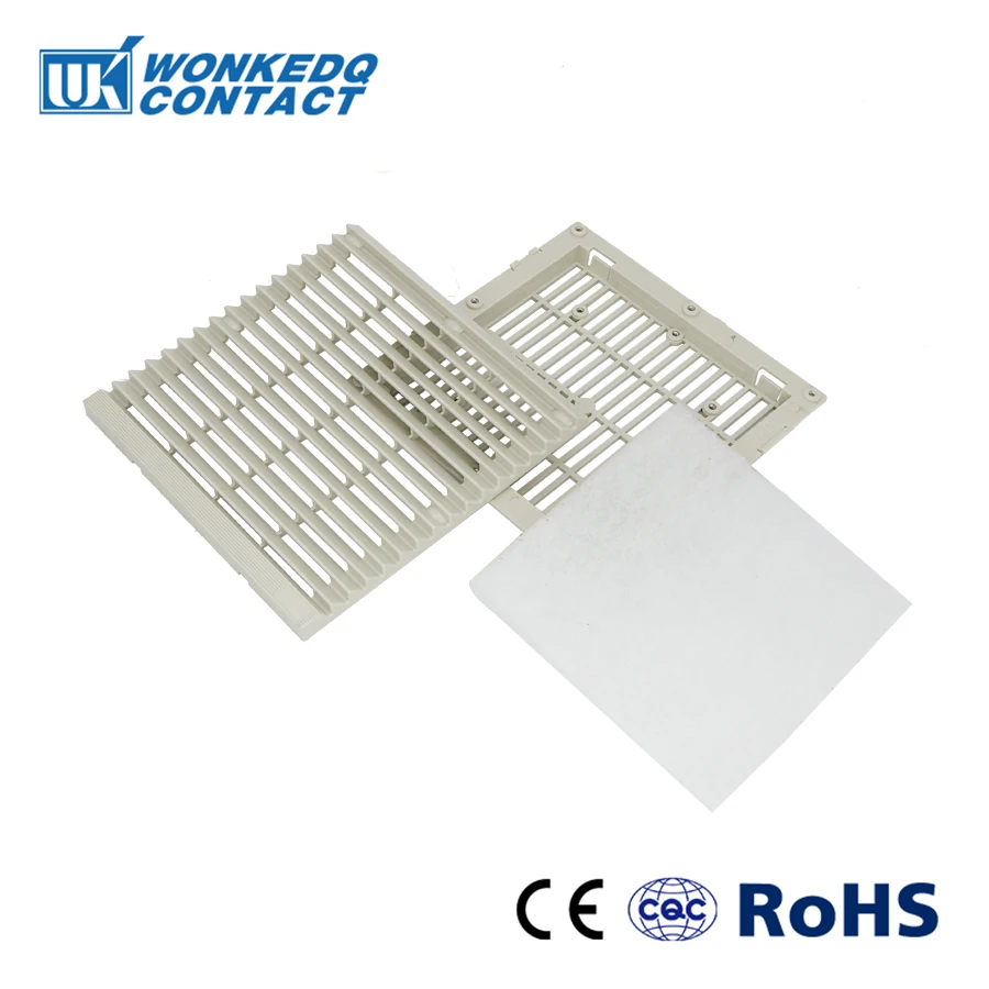 Cabinet  Ventilation Filter Set Shutters Cover Fan Waterproof Grille Louvers Blower Exhaust FK-9805-300 Filter Without Fan