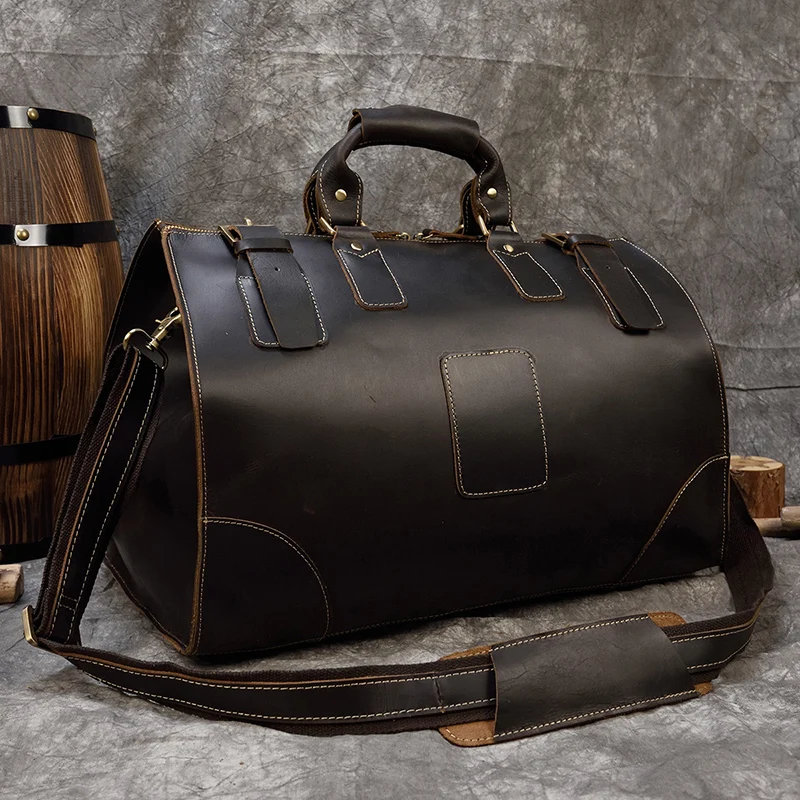 MAHEU Hoge Kwaliteit Crazy Horse Lederen Heren Travel Handtas Grande Duurzaam Mannelijke Koeienhuid Duffe Bag Tote Echt Lederen Handtas MAHEU Hoge Kwaliteit Crazy Horse Lederen Heren Travel Handtas Grande Duurzaam Mannelijke Koeienhuid Duffe Bag Tote Echt Lederen Handtas