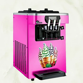 

New automatic mini desktop fruit soft ice cream machine home electric kitchen ice cream machine