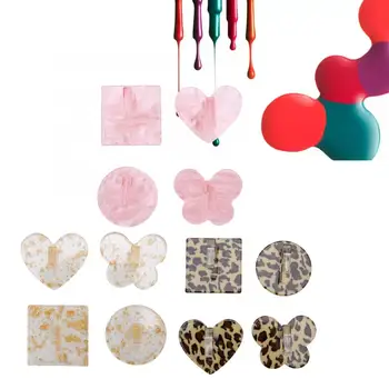 

4pcs Nail Polish Holder Professional Nail Art Practice Display Stand Manicure Tips Holder Tool for Home Nail Salon Nail Display