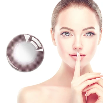 

[Promote sales]Free shipping Hydron Beautiful Pupil 2pcs quarterly disposable colored contact lenses cosmetic Party Gift