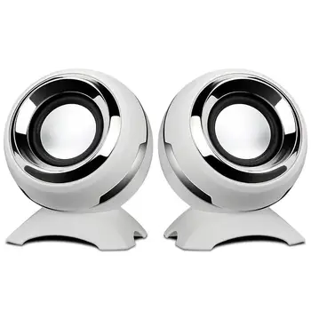 

2Pcs беспроводная блютуз колонка Portable Bluetooth Speaker Desktop Laptop Computer Wired USB Powered Audio Player колонка