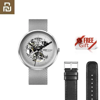 

Youpin CIGA MY Series Watch Hollowed-out Design Anti-Seismic Mechanical Watch With Metal Strap and Leather Strap Gift