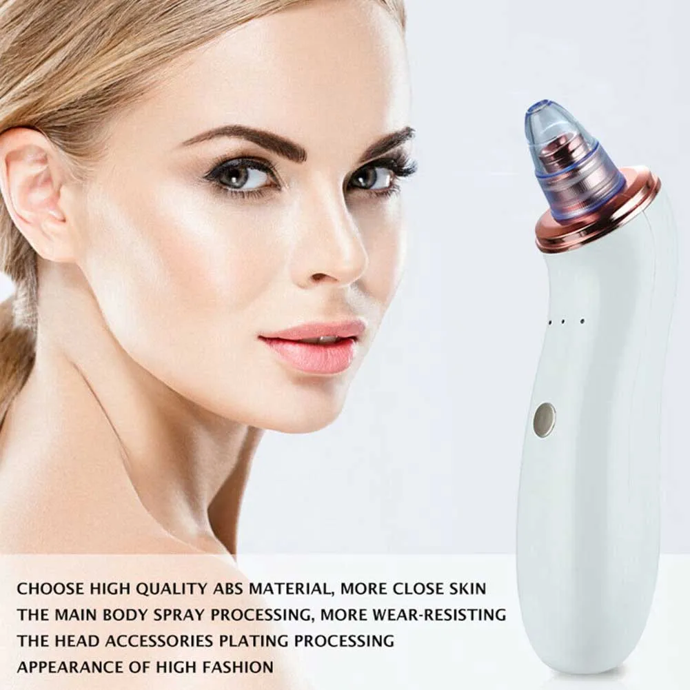Home Multifunction Adjustable Ergonomic Rechargeable Pore Cleaning Suction Vacuum Electric Face Acne Skin Care Blackhead Remover