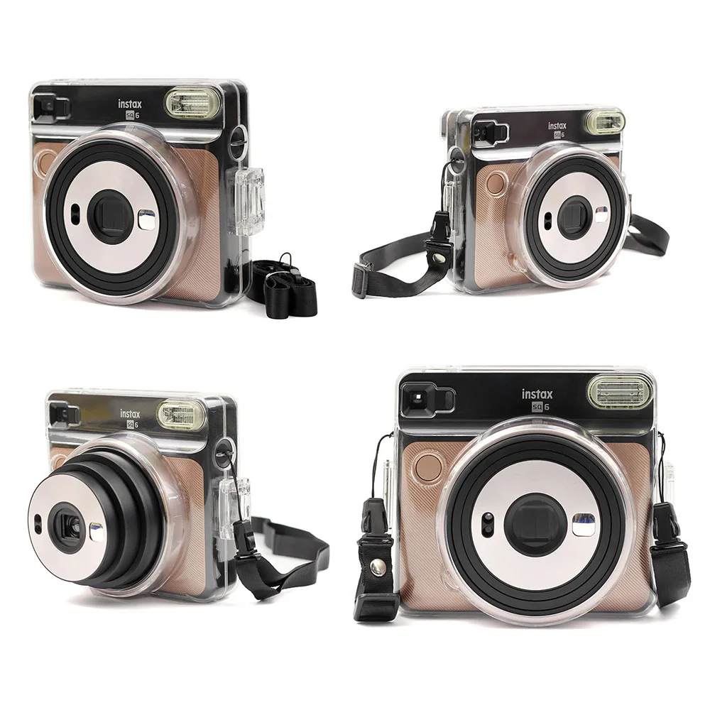 Прозрачный прозрачный защитный чехол пластиковый для камеры FUJIFILM Instax SQUARE