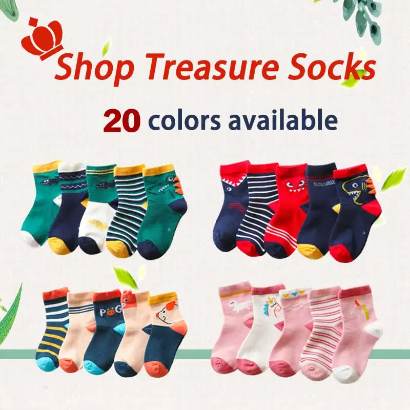 

1Pair Kids Cotton Socks Baby Warm Winter Fox Unicorn Girl Boy Socks With Dinosaurs Animal Print Children Toddler Socks for 1~12Y