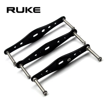 

Ruke Fishing Reel Handle for Bait Casting, Aluminum Alloy Rocker , 8*5 Hole Size, Suit for Abu and Daiwa Reel,7x4x2.5 mm