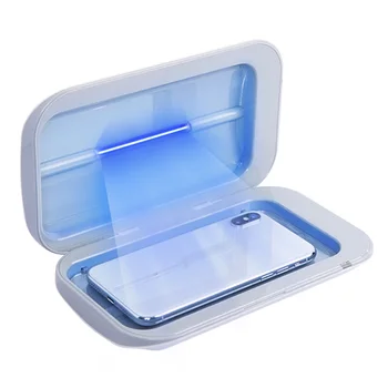 

Portable UV Sterilizer Cabinet Phone Disinfectant UV Cleaner Mobile Double Ultraviolet Disinfection Lamp Mini Sterilization Box