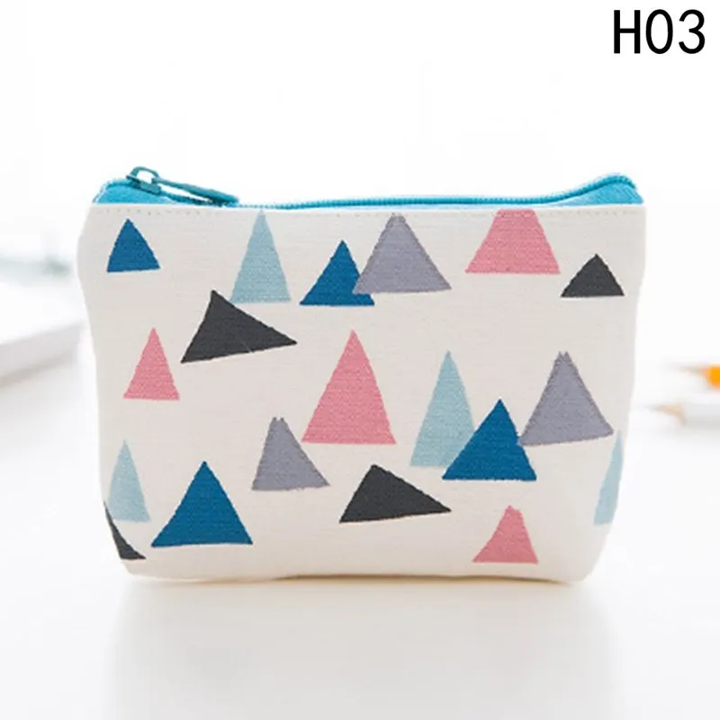H03 Отличное качество, кошельки для монет, Дамский небольшой бумажник на молнии, милый портативный кошелек для монет, сумка для макияжа, подарок - Цвет: H03