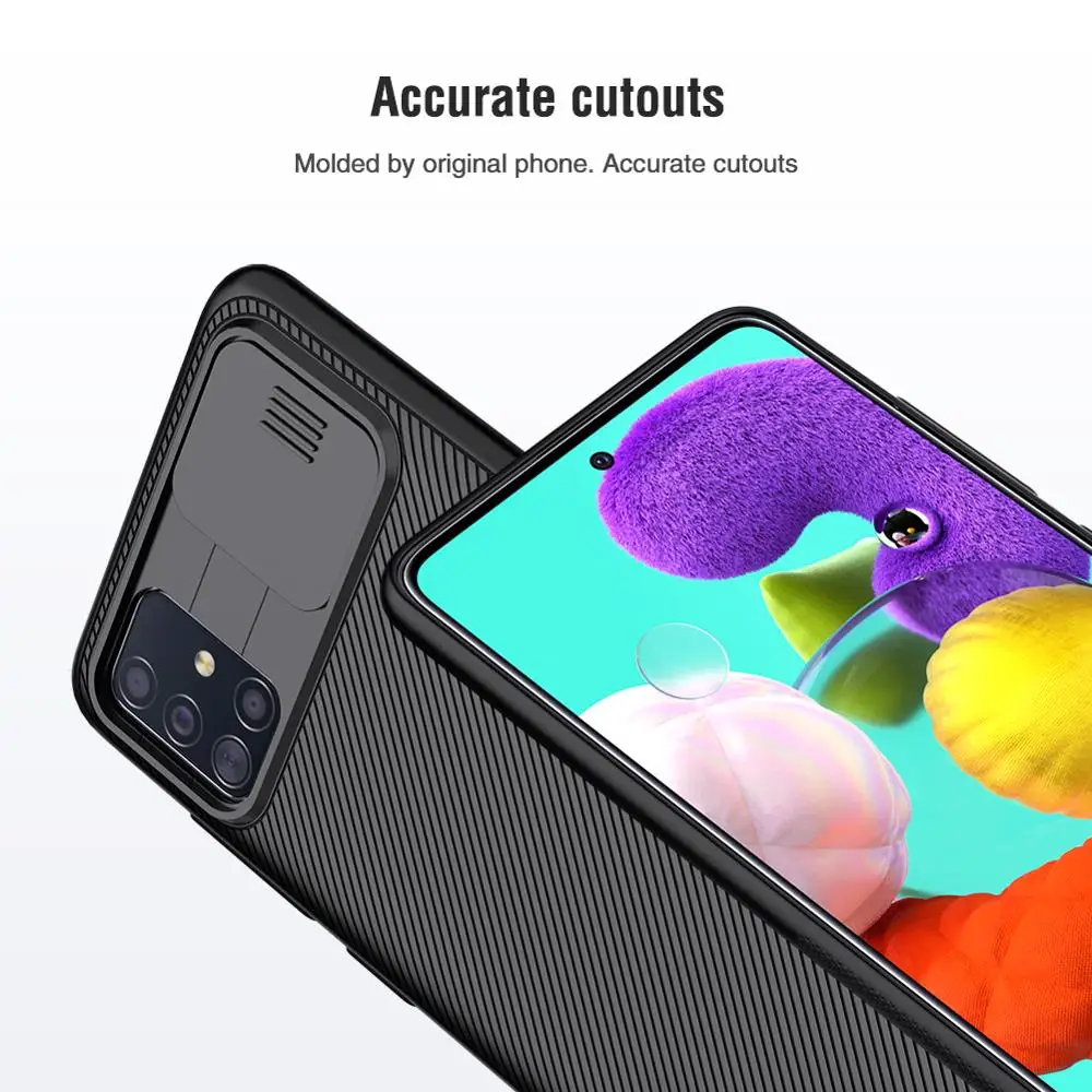 Чехол NILLKIN CamShield для Samsung Galaxy A51 классическая накладка на заднюю панель защиты