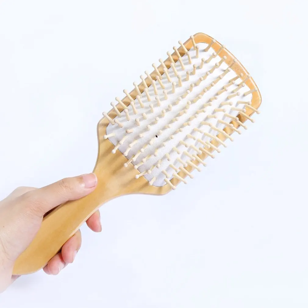 

Health comb of log scalp Comb Hair Care Brush Massage Wooden Spa Massage Comb Color Antistatic Hair Comb Massage Head Promote