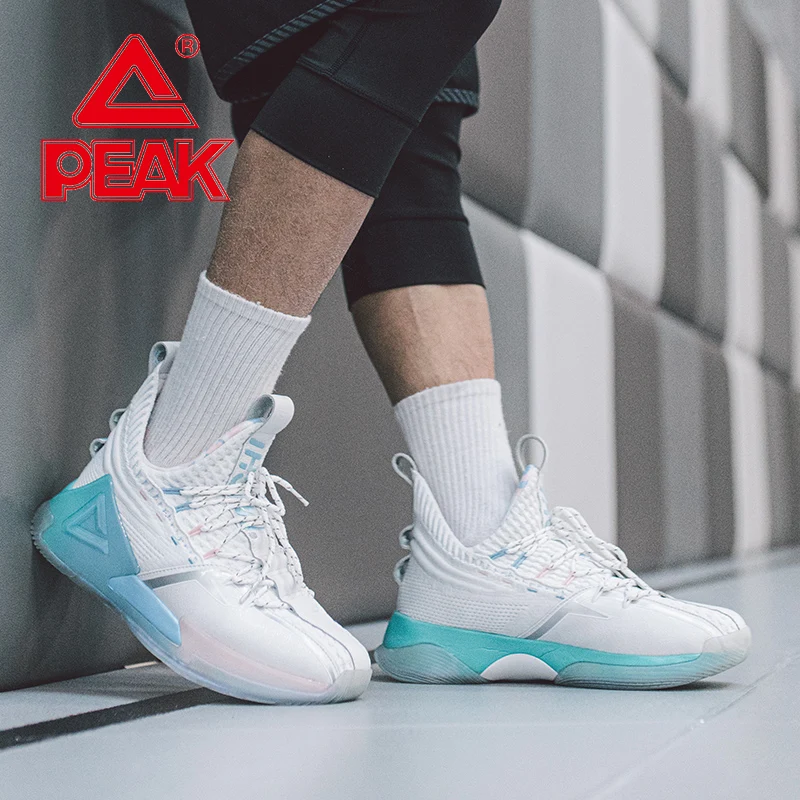 PEAK TAICHI Men Killer Whale Basketball Shoes Rebound Comfort Fashion Sneakers Wearable Non-slip Outdoor Youth Sports Shoes