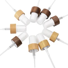 24/410 20/410 бамбуковая крышка насоса, Бамбуковая откидная крышка, 18/140 эмульсионный колпачок насоса для опрыскивания, Экологичная деревянная бамбуковая крышка пипетки крышка