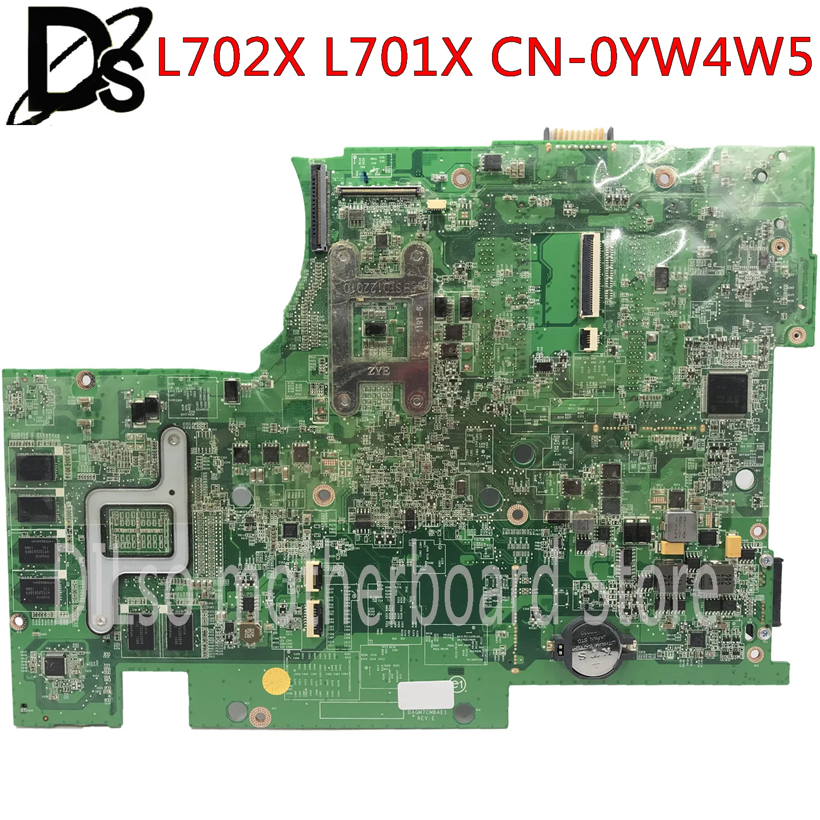 KEFU материнская плата для Dell XPS L702X L701X материнская плата для ноутбука DAGM7MB1AE1 CN-0YW4W5 0YW4W5 HM67 GT555M тест работы