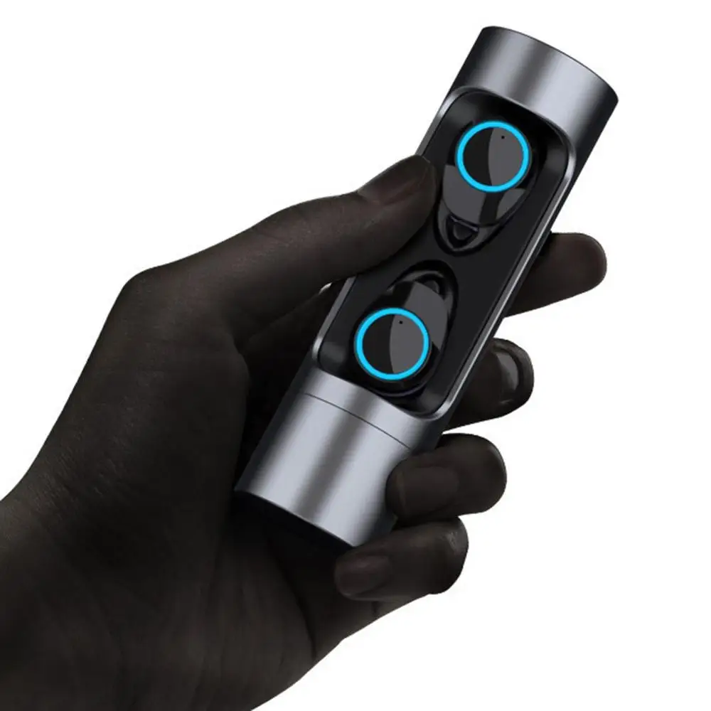 TWS Wireless Bluetooth 5.0 Earphone sport Stereo Earbuds headset power bank for iphone xiaomi