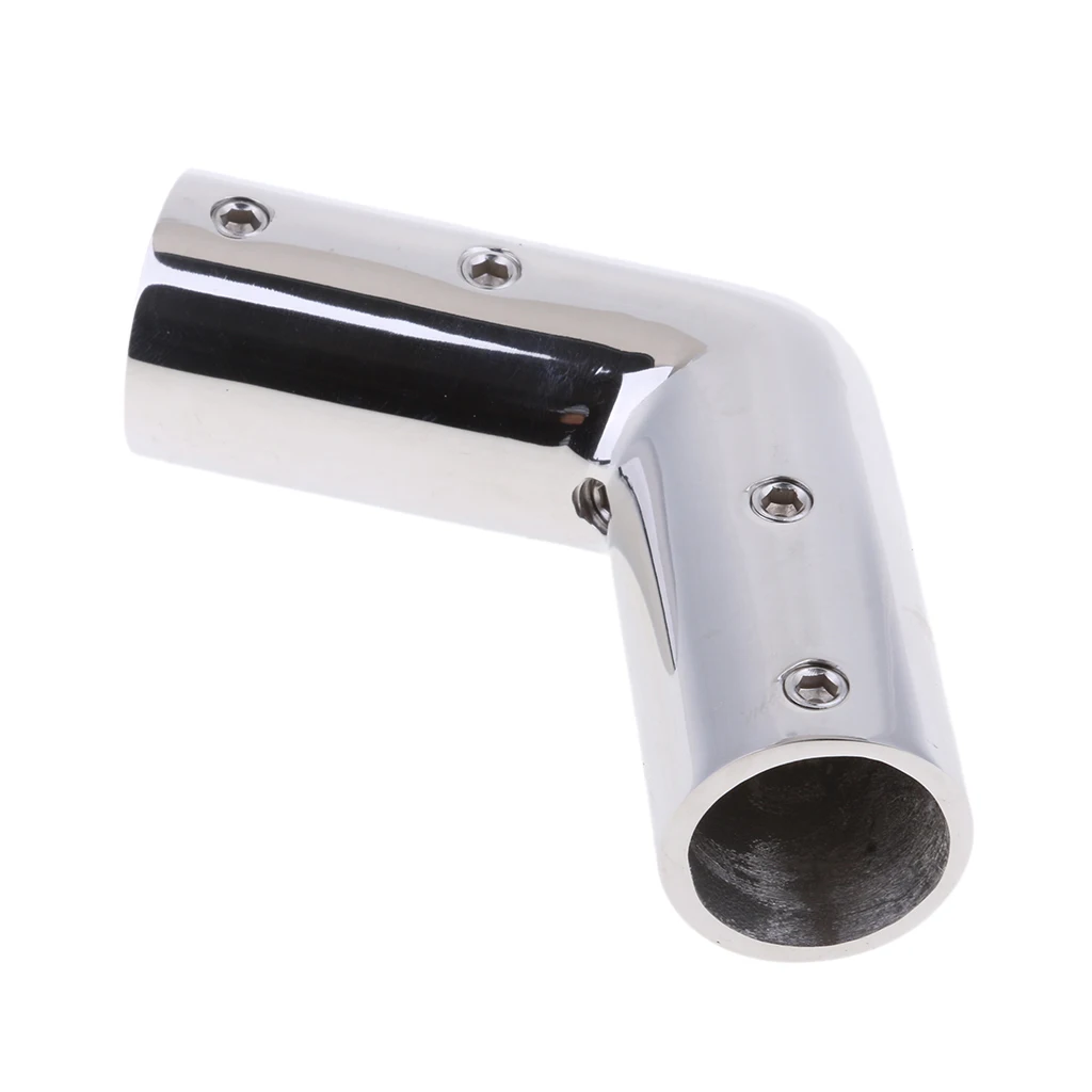 Stainless Boat Hand Rail Fitting 110 Degree Bow Form 7/8"