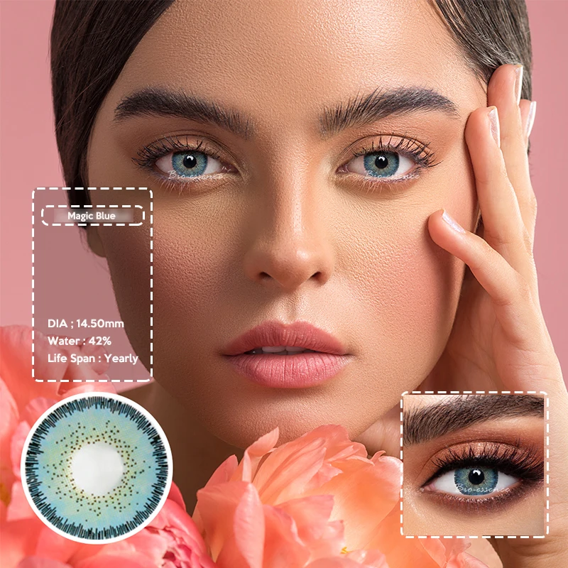 

2pcs Magic Series Colored Contact Lenses Eye Natural Contact Lenses Color Contact Lens for Eye lentes de contacto UYAAI