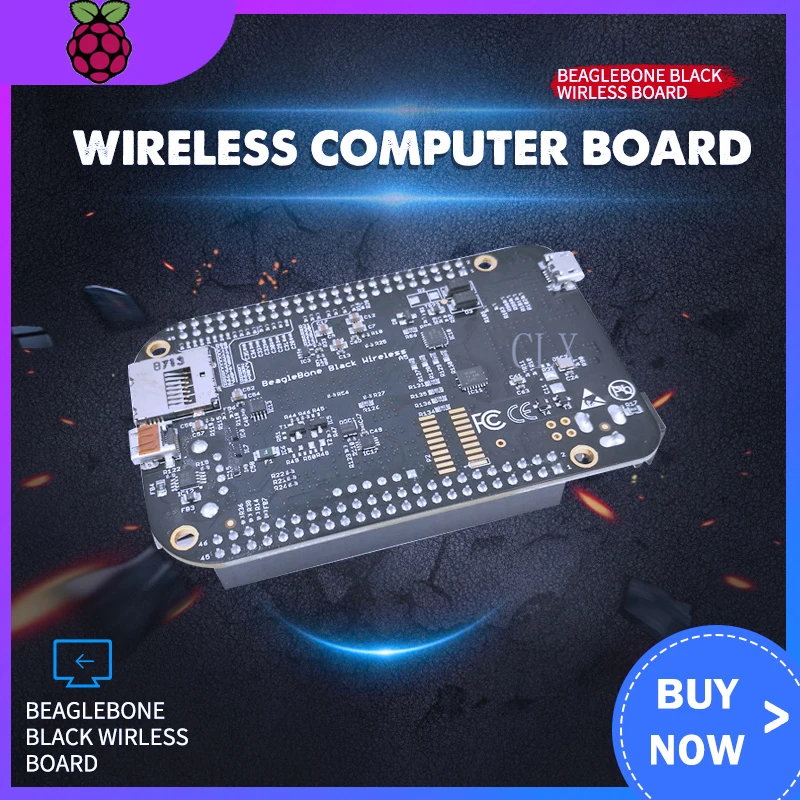 Черная Беспроводная компьютерная плата BeagleBone с поддержкой Wi Fi и Bluetooth 802.11b/g/n 2 4