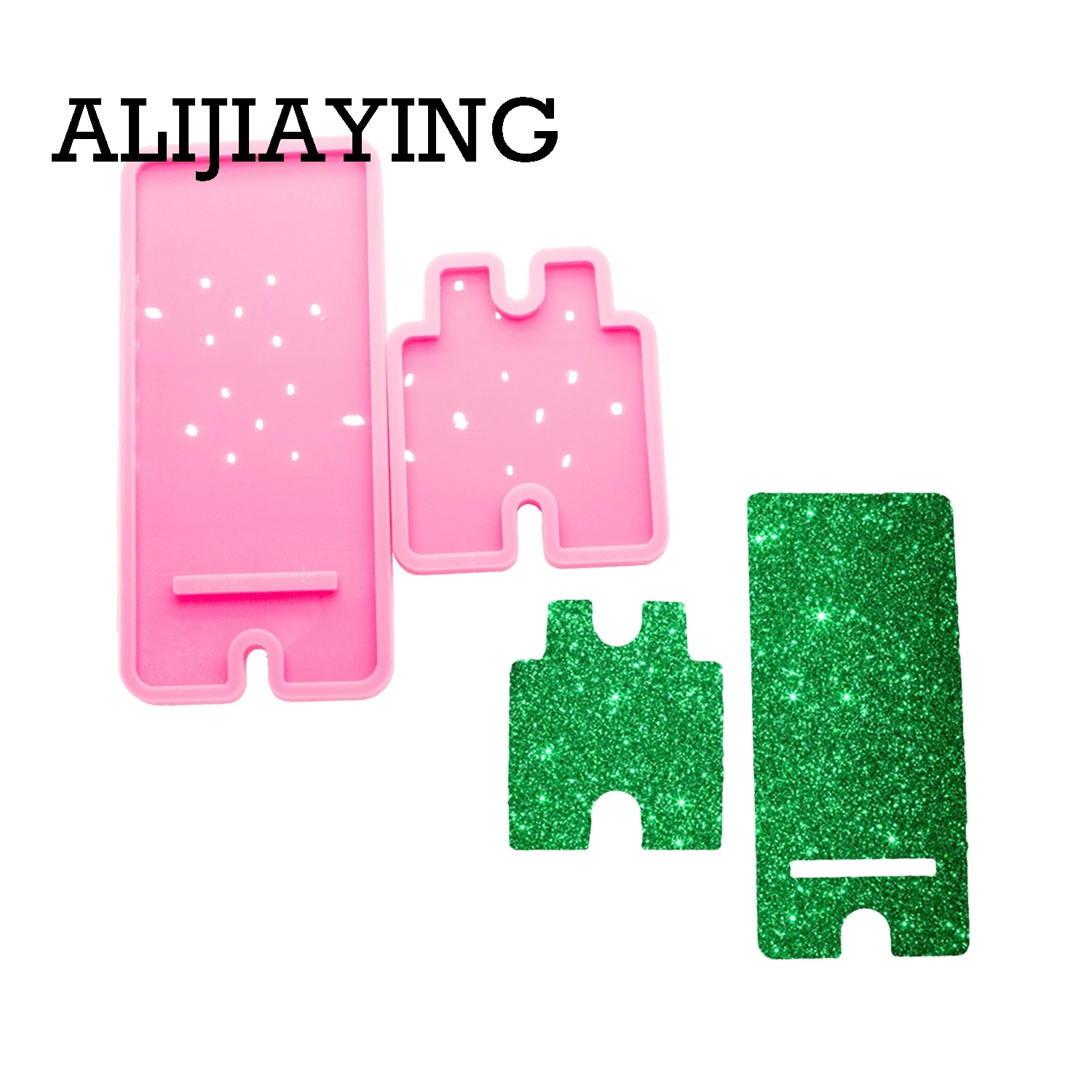 

DY0319 Super Glossy Phone stand Resin Silicone Mold Epoxy Craft Molds DIY Not sticky Resin Crafting Mould