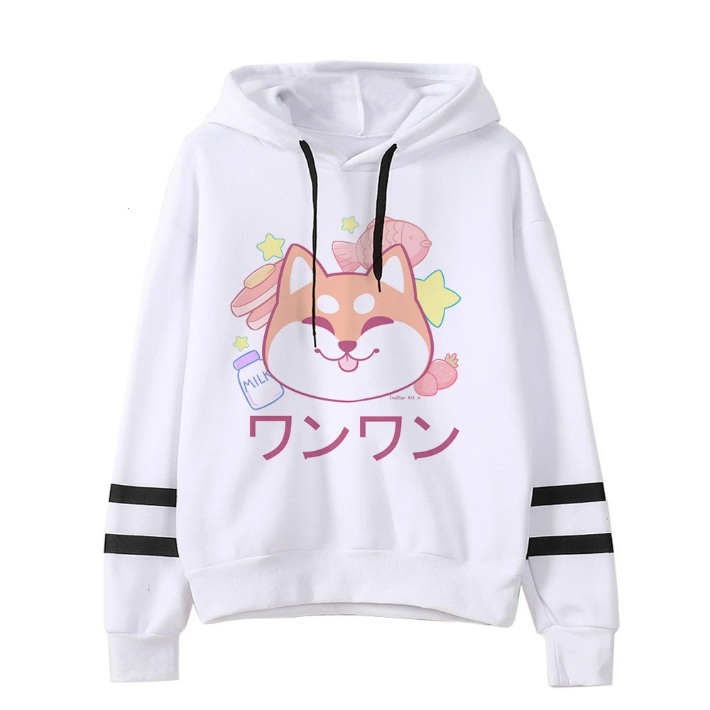 Shaba Inu Толстовка Harajuku забавные толстовки для женщин Ullzang милый корейский стиль винтаж гранж Kawaii Толстовка 90s Толстовка для девочек