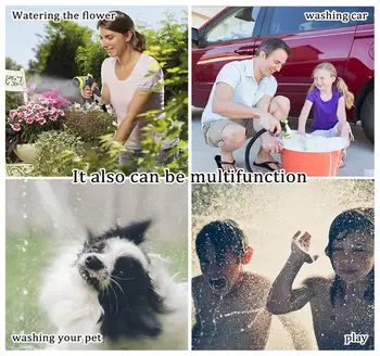 

Flexible Water Hose Expandable Garden Hose with 3/4" Solid Fittings Farm Watering & Irrigation