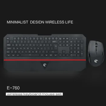 

2.4GHz Wireless Keyboard Mouse Set Wireless Keyboard Optical Mouse Combo Kit For Laptop Desktop Computer