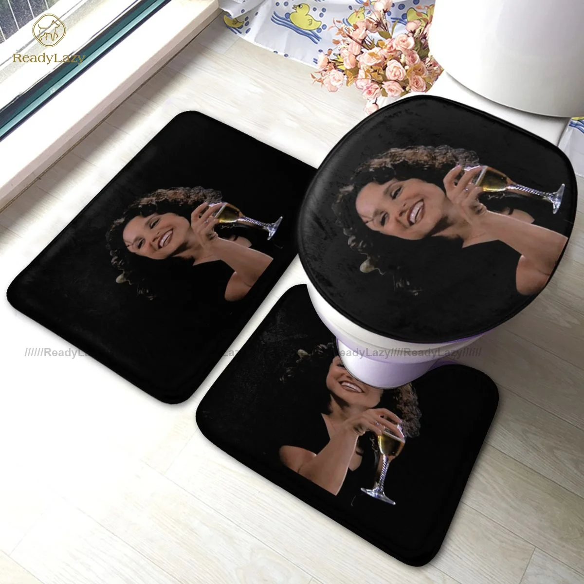 Коврик для ванной Seinfeld антискользящий набор из 3 предметов комнаты винтажный