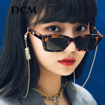 

DCM Square Sun Glasses Luxury Brand Travel Small Rectangle Sunglasses Women Vintage Retro Oculos Lunette De Soleil Femme