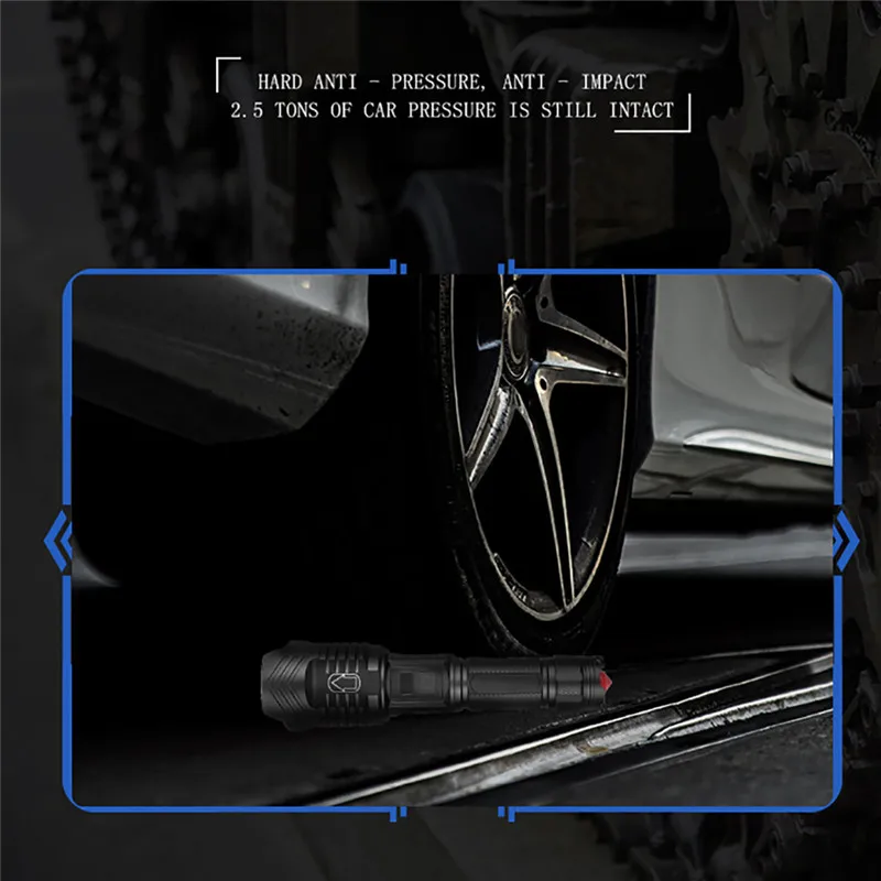XHP90 LED Torch Flashlight Light Rechargeable 18650 Lamp Ultra Bright LCD Design 22x6x3.5CM Lanterna 40NOV2505