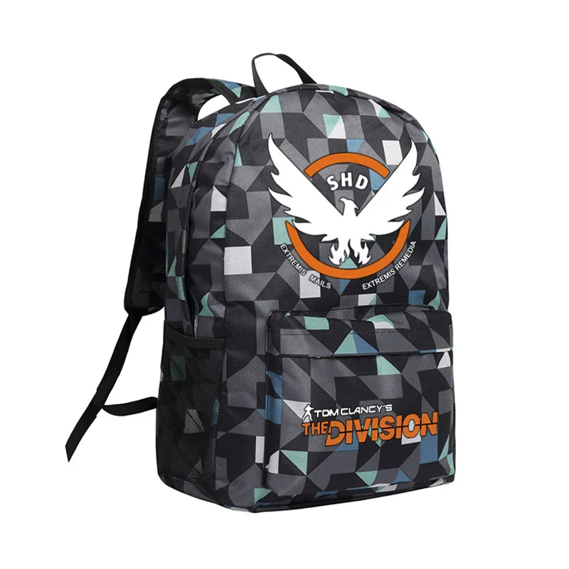 The Division рюкзак для мальчиков мужские сумки для ноутбуков крутые PC Игры Tom Clancy The Division камуфляжные рюкзаки