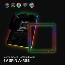 A-RGB Motherboard Lighting Pad 5V3Pin PC Case Frame ATX MATX ITX MOBO Decoration AURA SYNC Custom MOD Acrylic Panel