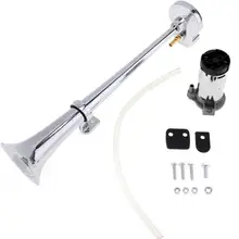 1 шт. 12 в 450 мм 150 дБ цинковый сплав супер громкий один комплект для трубы Воздушный Рог и компрессор для грузовика Грузовик Лодка внедорожник поезд