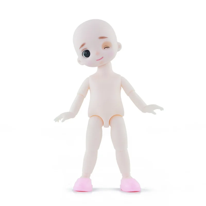 New 16cm Removable Neck BJD Doll 13 Movable Jointed OB11 Dolls Cute Wink Doll for Girls Toys  Nude Body Fashion Gift 15