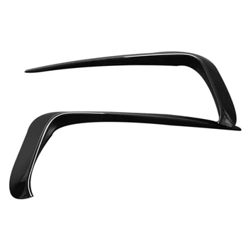 

2Pcs Car Bright black Front Bumper Side Vent Fog Light Cover Spoiler Splitter for Jetta Mk7 2019-2020