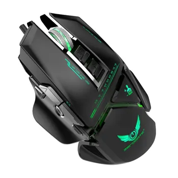 

LED Optical USB Wired 3200DPI Gaming Mouse Professional Mice for Laptop Computer Desktop PC USB Wired Game Mice Mouse 2019 New