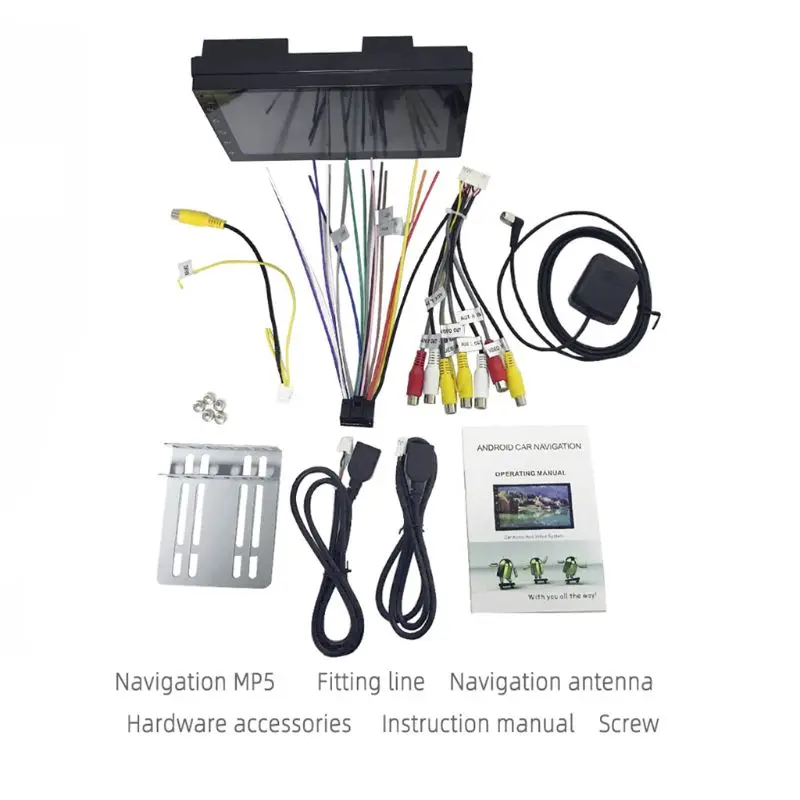 

Car GPS Navigation Stereo - Double Din Android Head Unit with Bluetooth 7 inch